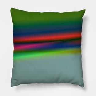 red blue green texture abstract Pillow