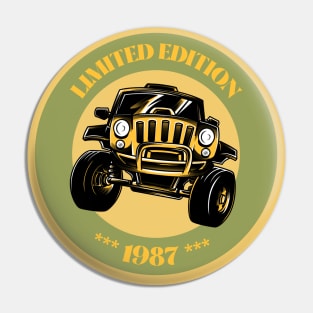 Limited Edition 1987 - 36th Birthday Pin