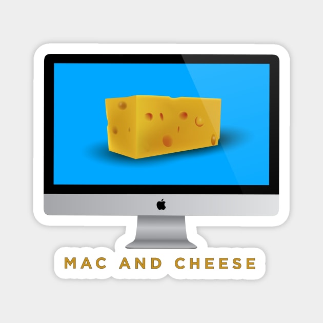 Mac and Cheese Magnet by David Herman Studio