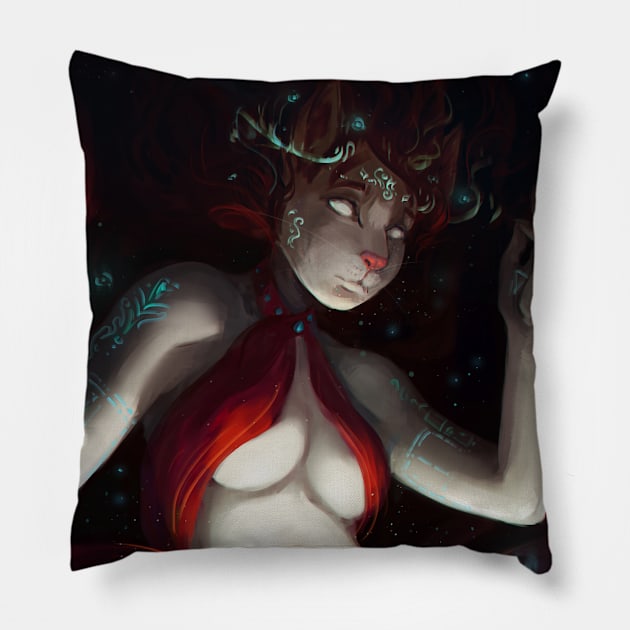 Goddess Pillow by lubov.wolf@mail.ru