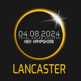 LANCASTER New Hampshire Total Solar Eclipse April 8 2024 T-Shirt