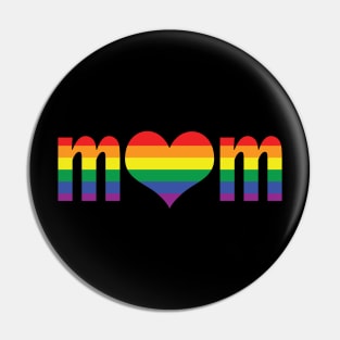 Pride Mom Heart Pin