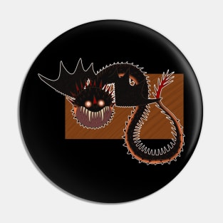 Orange Alternate Whispering Death Pin