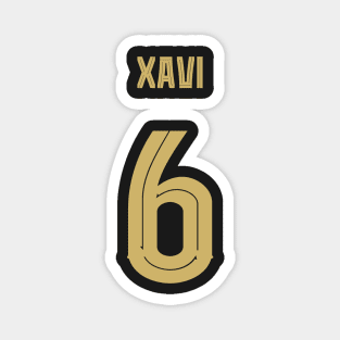 Xavi 6 Barcelona Magnet