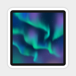 Aurora Borealis Northern Lights Magnet