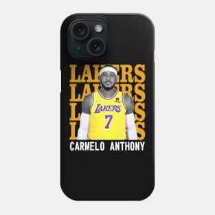 Los Angeles Lakers Carmelo Anthony Phone Case