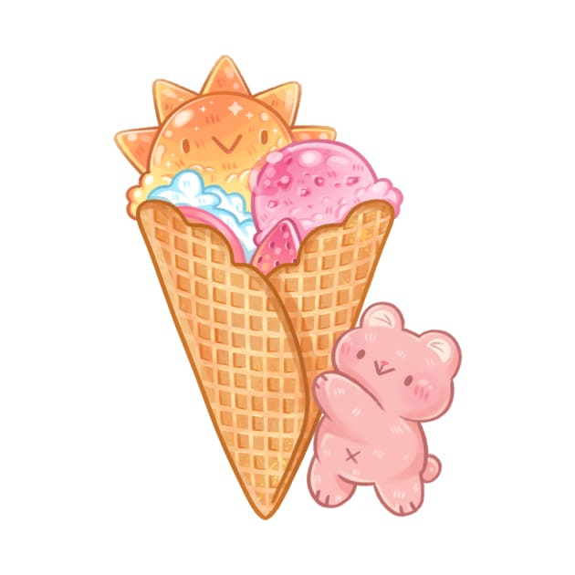 Sunny Ice Cream by Kukoo.Kat