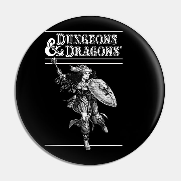 Dungeons and Dragons Cleric Pin by The Basement Podcast