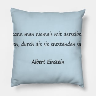 Zitate von Albert Einsein Pillow