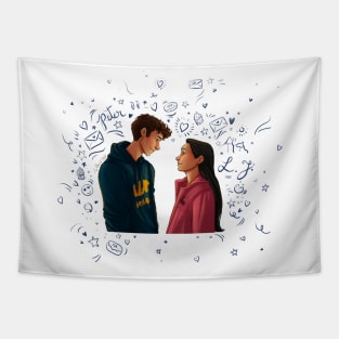 Peter and Lara Jean Tapestry