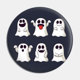 Cute Ghosts Pin