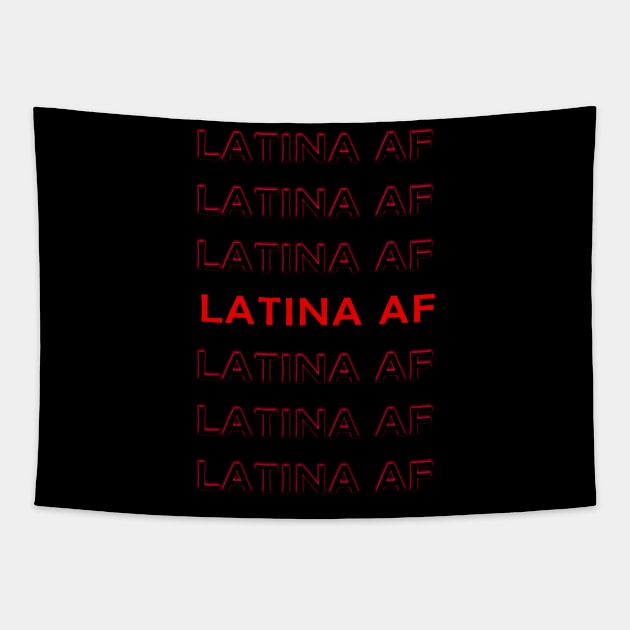 LATINA AF Tapestry by AsmaaHagag97