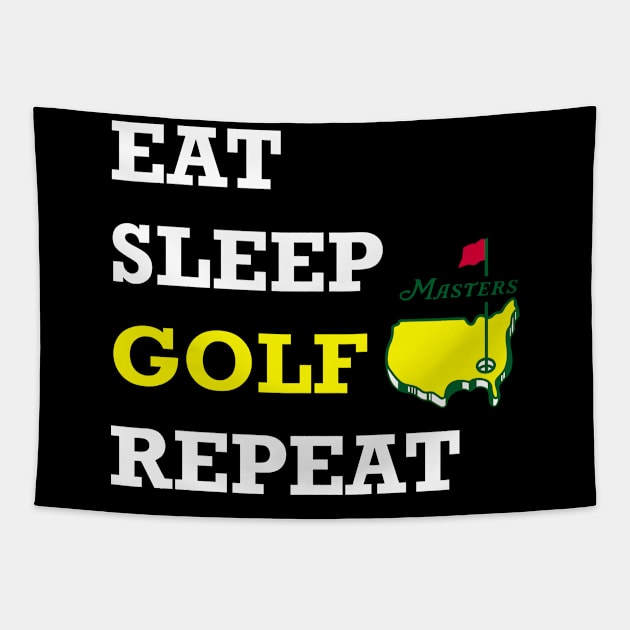 eat sleep golf Tapestry by juninikmat