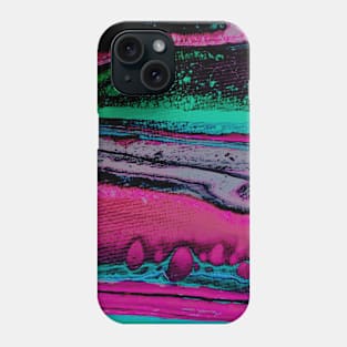 Colorful acrylic fluid art Phone Case