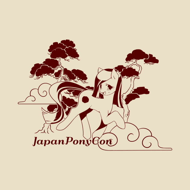 Poniko among bonsai trees by Japan_PonyCon