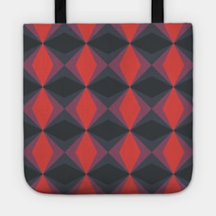 Dark diamond pattern Tote