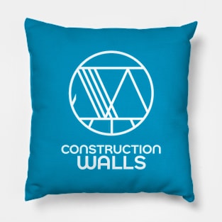 Epcot Construction Walls Pillow