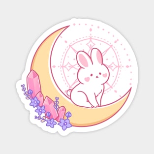 Soft Witch Series - Moon Bunny Magnet