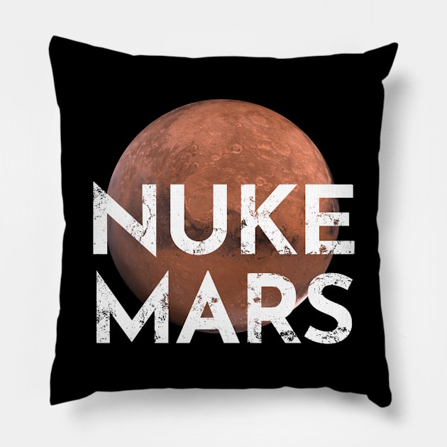 Nuke Mars Pillow by Mila46