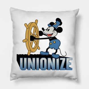 Steamboat Willie - Unionize Pillow