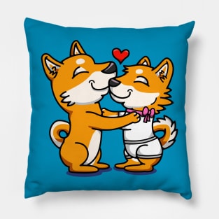 Shiba Inu Love Pillow