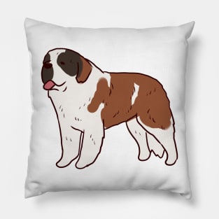 Saint Bernard art Pillow