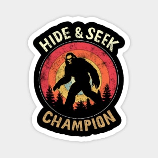 BIG FOOT HIDE & SEEK CHAMPION Magnet