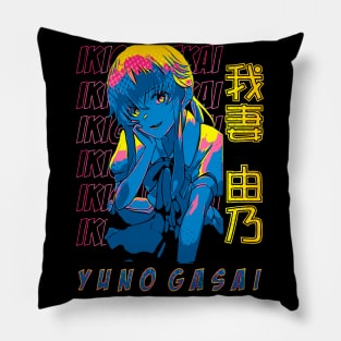 Yuno Gasai Pop Art | IKIGAISEKAI V4 Pillow