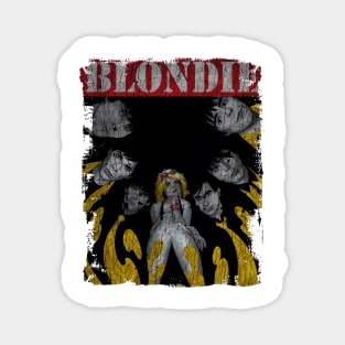 TEXTURE ART - BLONDIE ROCKBAND Magnet