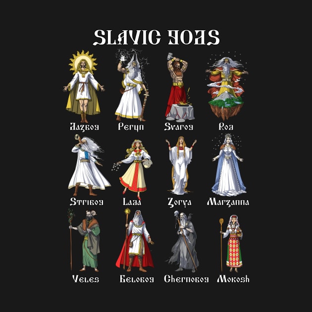 Slavic Mythology Gods by underheaven