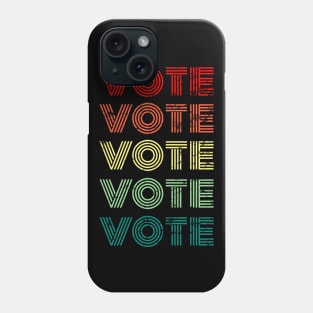 Vote Vintage Retro Distress Design for American President Phone Case