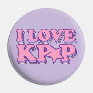 I love KPOP Pin