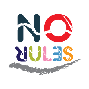 Colored No Rules sign T-Shirt