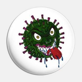 Corona virus Pin
