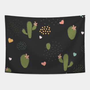 Cactus Pattern Tapestry