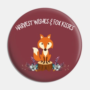 Harvest Wishes & Fox Kisses Pin