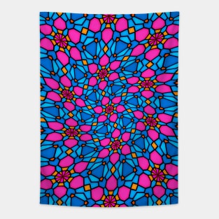 Beautiful Stained Glass Pattern Tapestry