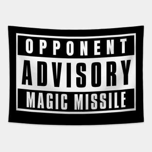 Opponent Advisory Magic Missle | DnD Wizard Class Tapestry