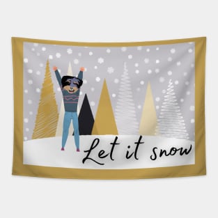 Let it Snow Tapestry