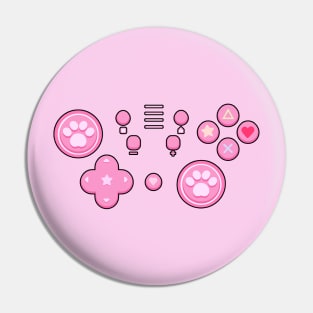 Pastel Gaming Buttons Pin