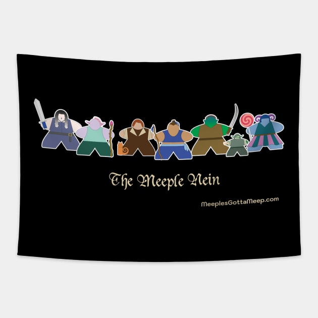 The Meeple Nein Tapestry by MeeplesGottaMeep