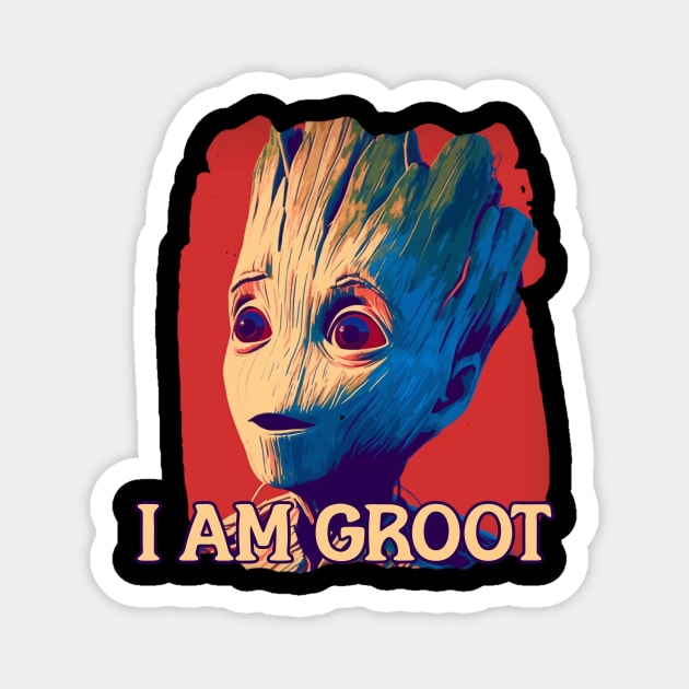 I am GROOT Magnet by Pixy Official