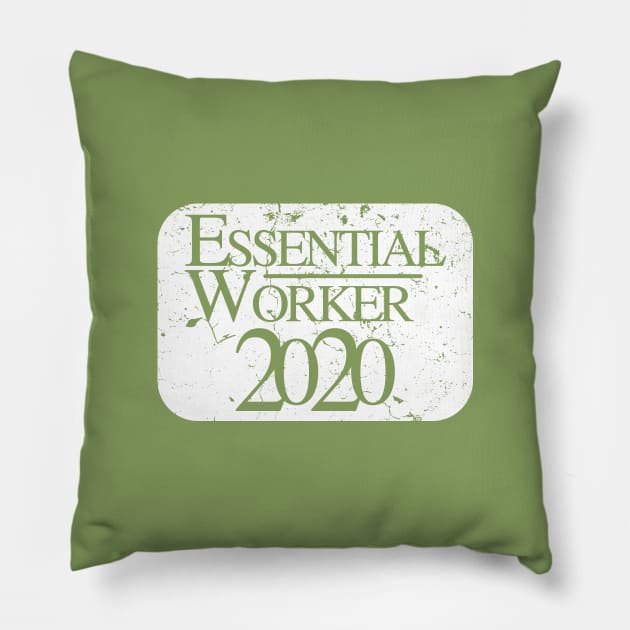 Essential Worker Pillow by aqhart