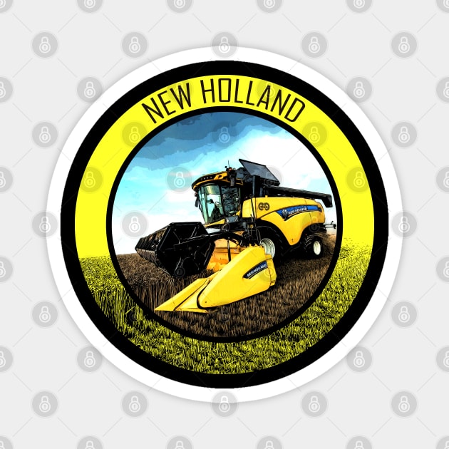 New Holland simple agriculture design Magnet by WOS