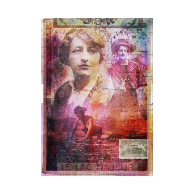 Collage Art Fanny zu Reventlow by Floral Your Life!