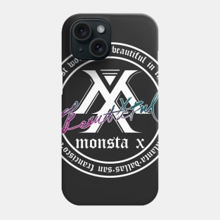 MONSTA X Beautiful World Tour US Stops Logo V3 Phone Case