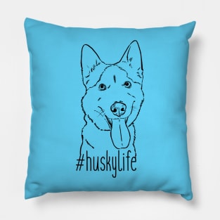 Husky Life Pillow