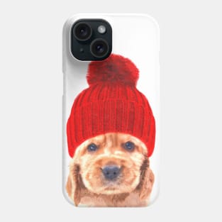 Cocker Spaniel with Hat Phone Case