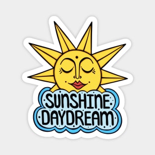 Sunshine Daydream Happy Sun and Cloud Magnet