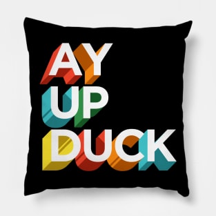 Ay Up Duck Pillow